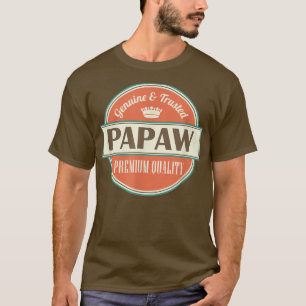 Mannen Papaw Grandpa Gift Funny  grootvader T-shirt