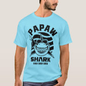 Mannen papaw Shark Father Grandpa Gift T-shirt (Voorkant)
