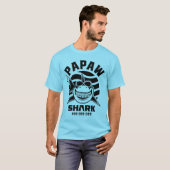 Mannen papaw Shark Father Grandpa Gift T-shirt (Voorkant volledig)