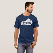 Mannen Papaw T Kentucky T Kentucky Grandpa T-shirt (Voorkant volledig)