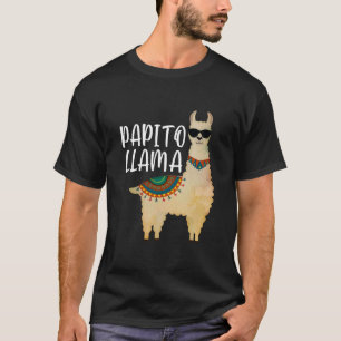 Mannen Papito Llama Spaanse pappa T-shirt