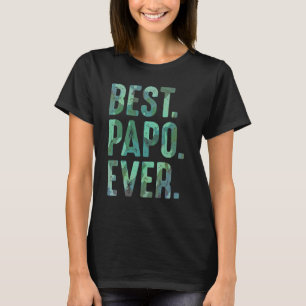 Mannen papo idee van kleinkinderen voor mannen bes t-shirt