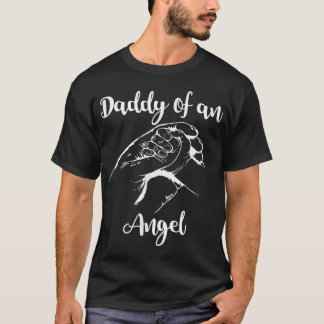 Mannen pappa van een engel Zwangerschap Verloren m T-shirt