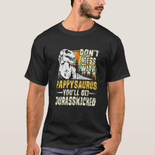 Mannen Pappy Rex Saurus Papasaurus Dinosaurus Man T-shirt
