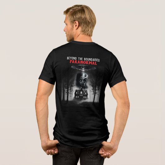 Mannen Paranormal Team Shirt (Achterkant volledig)
