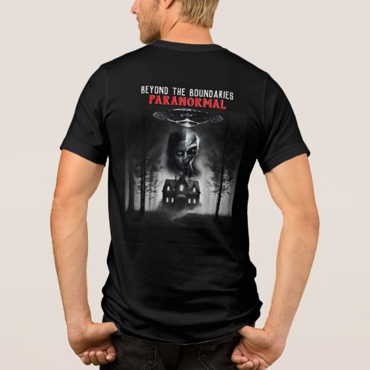 Mannen Paranormal Team Shirt (Achterkant)