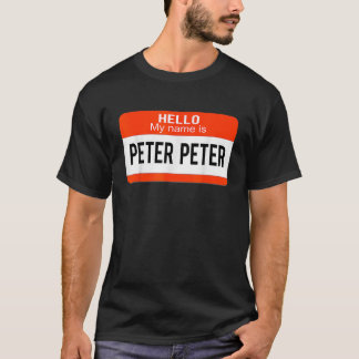 Mannen paren kostume Peter Pumpkin Eater Splash Ha T-shirt