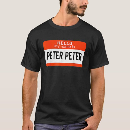 Mannen paren kostume Peter Pumpkin Eater Splash Ha T-shirt (Voorkant)