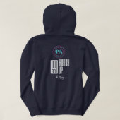 mannen parisamir hoodie (Design achterkant)