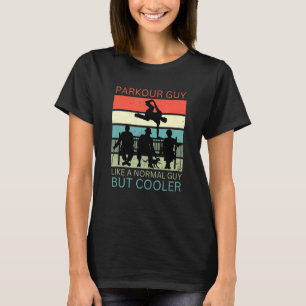 Mannen Parkour Freerunning Freerunner T-shirt