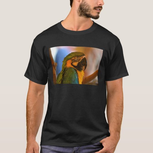 Mannen Parrot Tee Shirt (Voorkant)