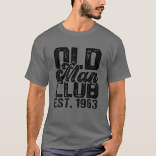 Mannen partij 1963 - Oude Man Club Est. 1963 T-shirt