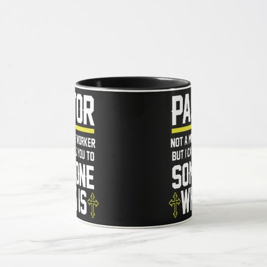 Mannen pastor mok (Midden)