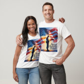 Mannen Patriotic Design T-shirt Memorial Day Brave (Unisex)