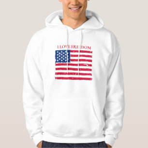 Mannen Patriotic Hoodie