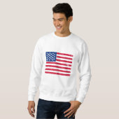 Mannen Patriotic Sweatshirt (Voorkant volledig)
