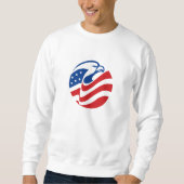 Mannen Patriotic Sweatshirt (Voorkant)