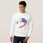Mannen Patriotic Sweatshirt (Voorkant volledig)