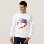 Mannen Patriotic Sweatshirt (Voorkant volledig)