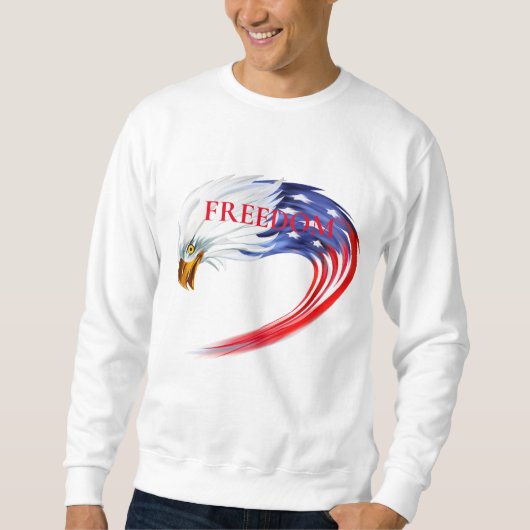 Mannen Patriotic Sweatshirt (Voorkant)