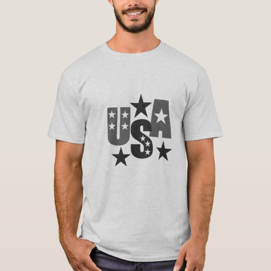 Mannen Patriotic T-shirt (Voorkant)