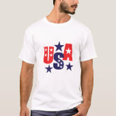 Mannen Patriotic T-shirt (Voorkant)