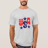 Mannen Patriotic T-shirt (Voorkant)
