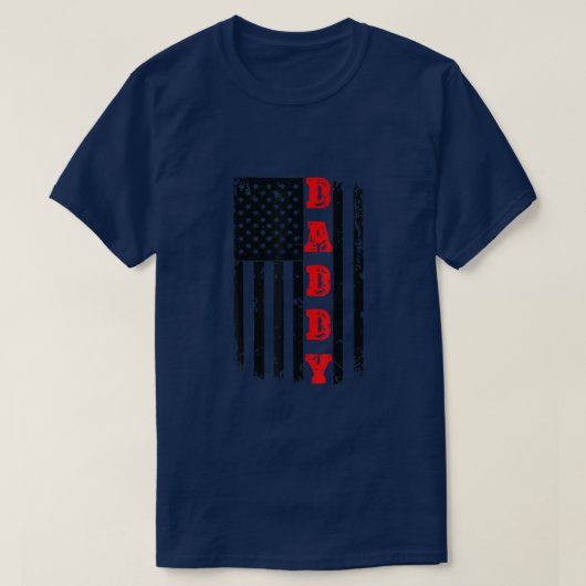 Mannen Patriottische Amerikaanse vaderdag - TShirt (Design voorkant)