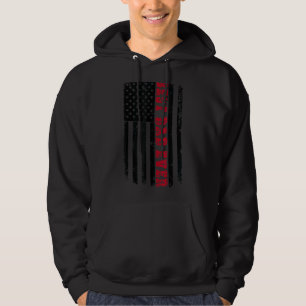 Mannen Patriottische Amerikaanse vlag De beste vad Hoodie