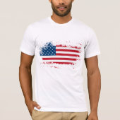 Mannen patriottische T-shirt (Voorkant)