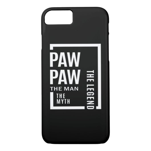 Mannen pauw het Man de mythe de legendarische cade Case-Mate iPhone Case (Achterkant)