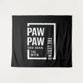 Mannen pauw het Man de mythe de legendarische cade Wandkleed (Voorkant (horizontaal))