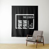 Mannen pauw het Man de mythe de legendarische cade Wandkleed (In situ)