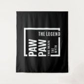 Mannen pauw het Man de mythe de legendarische cade Wandkleed (Voorkant)