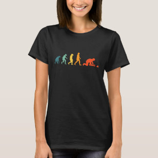 Mannen pavers Evolution Retro Stone Setter Stonema T-shirt