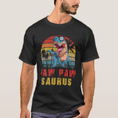 Mannen Paw Paw Saurus Dinosaur Funny Paw Pawsaurus T-shirt (Voorkant)