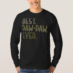 Mannen Paw Paw Van Kleinkinderen Mannen Beste Paw  T-shirt