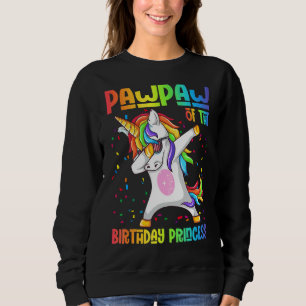 Mannen pawpaw van de Birthday prinses dabbing Unic Trui