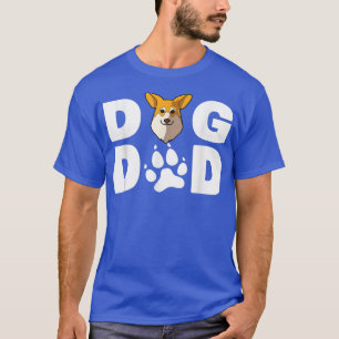 Mannen Pembroke Corgi Dog Dad Funny Pembroke Corgi T-shirt