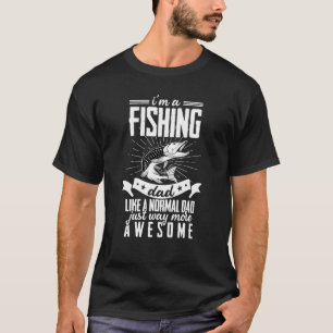 Mannen Pensioen Vist Mannen Gepensioneerd Papa Ree T-shirt