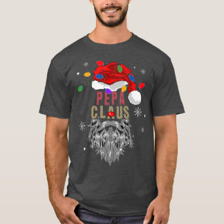Mannen Pepa Claus Ugly Kerstkerstkerstkerstkerstke T-shirt