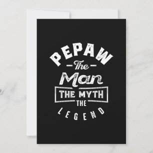 Mannen pepaw het Man de mythe de legendarische gif Kaart