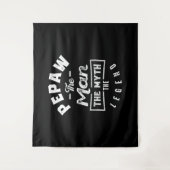 Mannen pepaw het Man de mythe de legendarische gif Wandkleed (Voorkant)