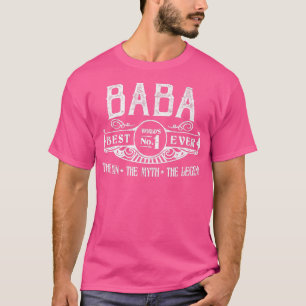 Mannen persoonlijke Baba Beste nr. T-shirt