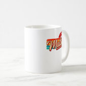 Mannen persoonlijke naam Matteo Retro voornaam Koffiemok (Voorkant rechts)