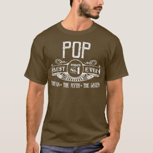 Mannen persoonlijke Pop Beste nr. T-shirt