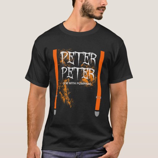 Mannen Peter Pumpkin Eater Halloween Koppels C T-shirt (Voorkant)