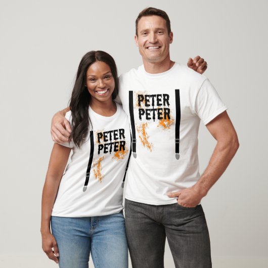 Mannen Peter Pumpkin Eater Matching Couple Hal T-shirt (Unisex)