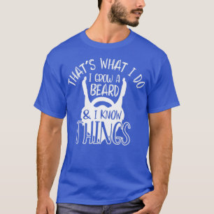 Mannen petten Ik kweek een baard die ik ken T-shirt