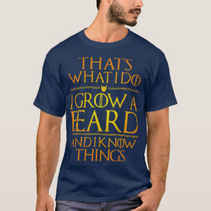 Mannen petten... wat ik doe... ik kweek een baard t-shirt